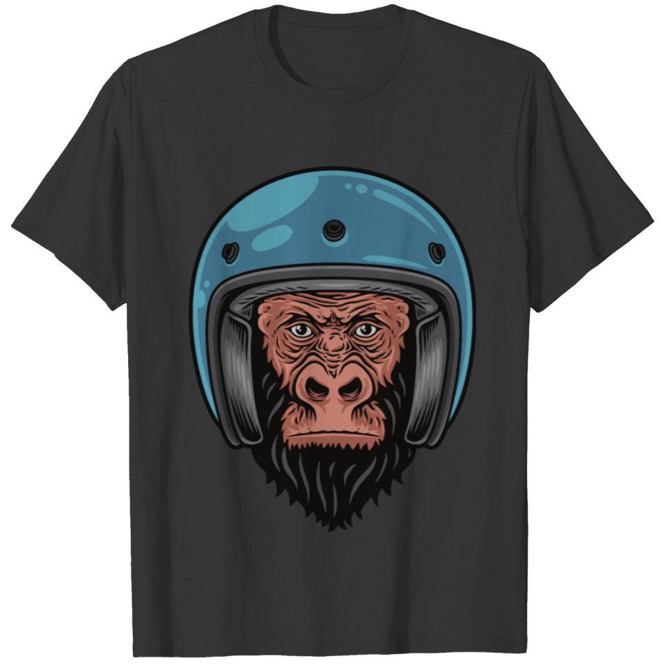 Helmet Gorilla T-shirt