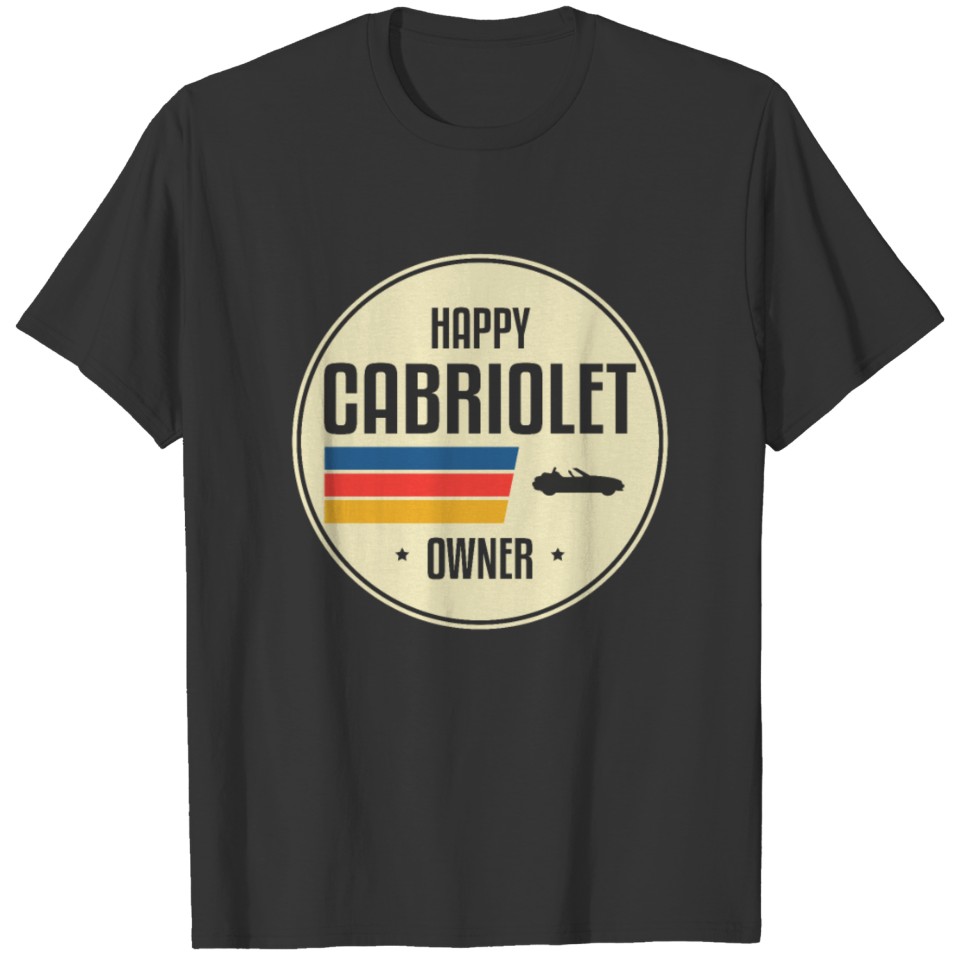 stylish cabriolet cabriolets tshirt T-shirt
