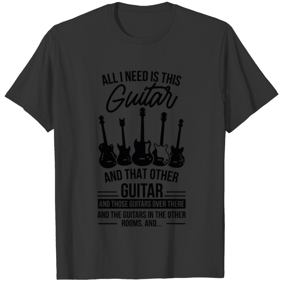 Guitar Guitar for Guitar Player Guitar Lover Guita T-shirt