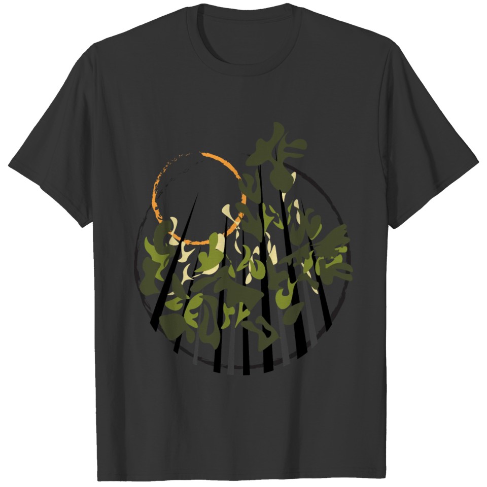 Sun green forest T Shirts