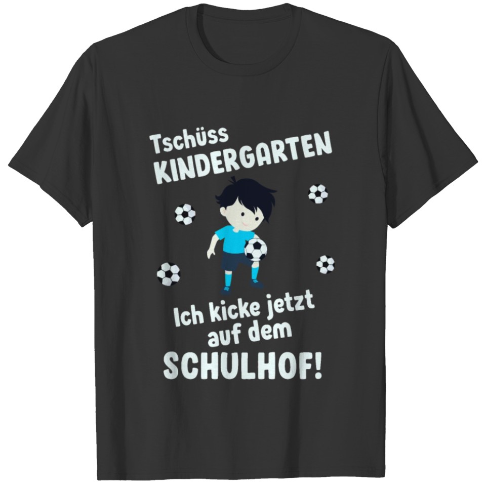 School enrolment soccer school child T-shirt