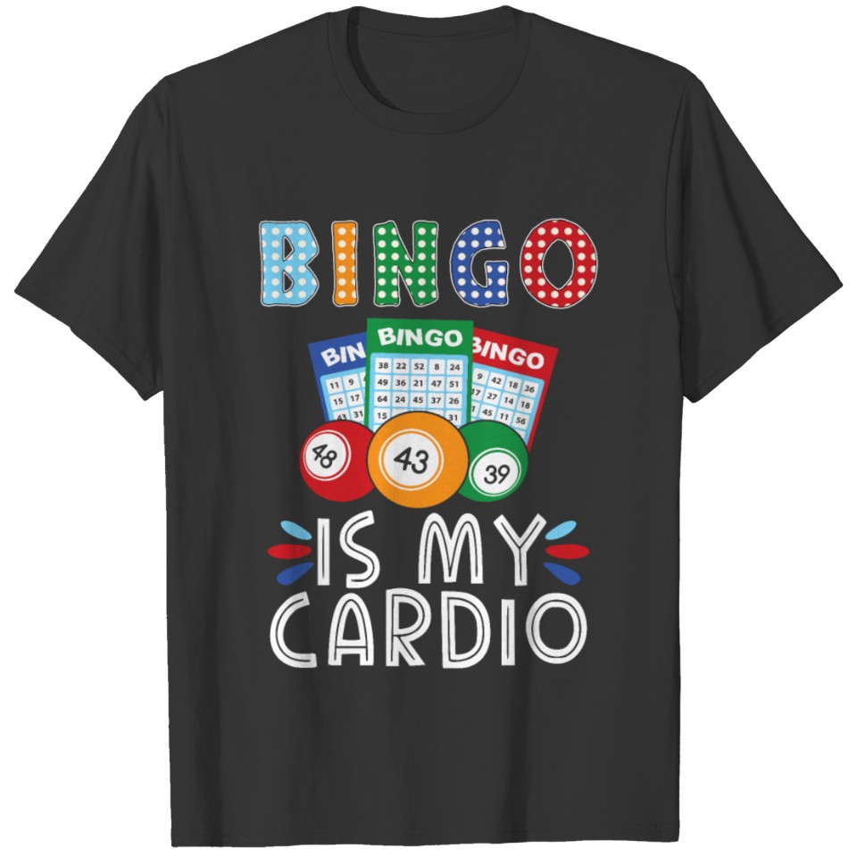 Bingo Card Game Bingo Player Bingo Cards T-shirt