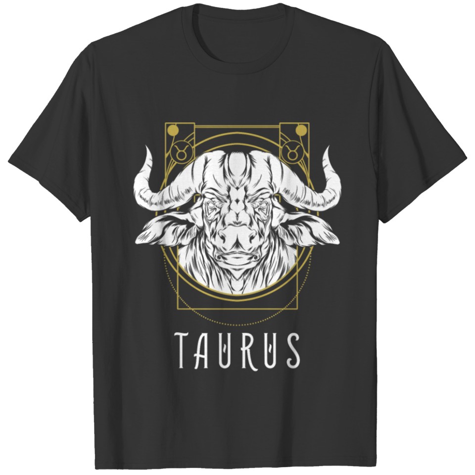 Taurus Bull Horoscope Zodiac Constellation T-shirt