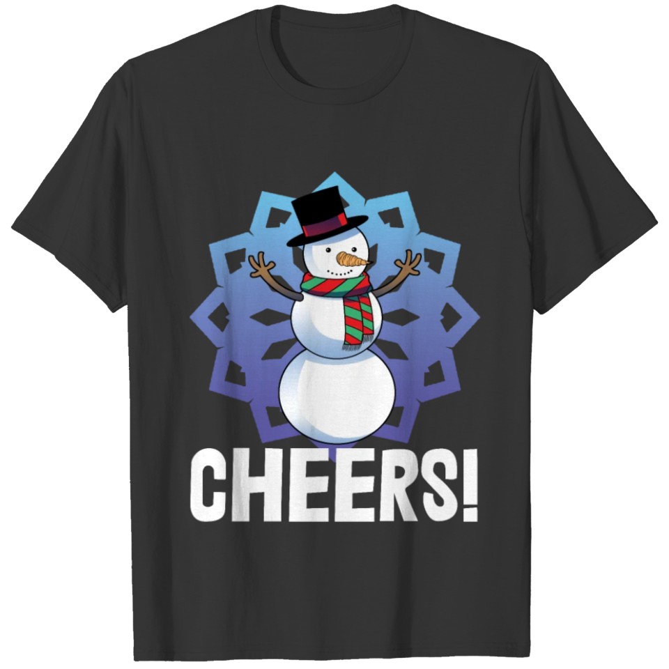 Cheers Snowman T-shirt