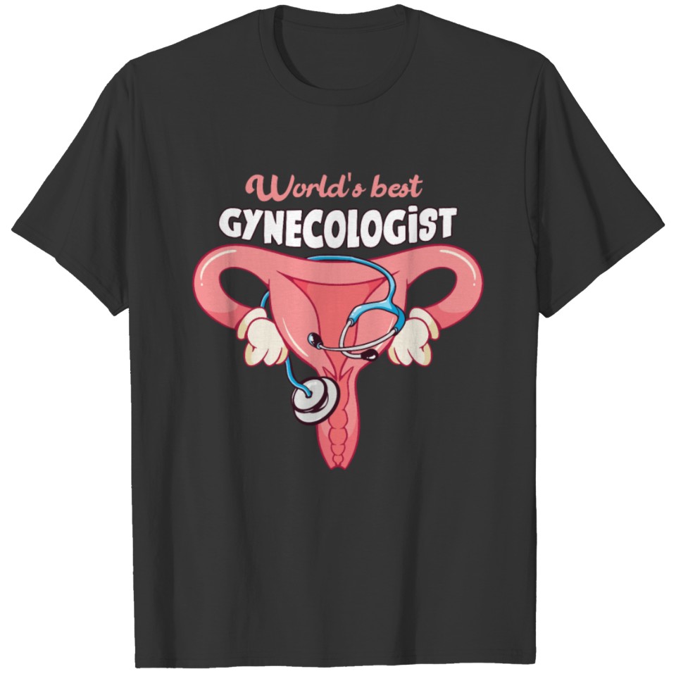 Copy of Gynecologist Uterus Cute Art T-shirt