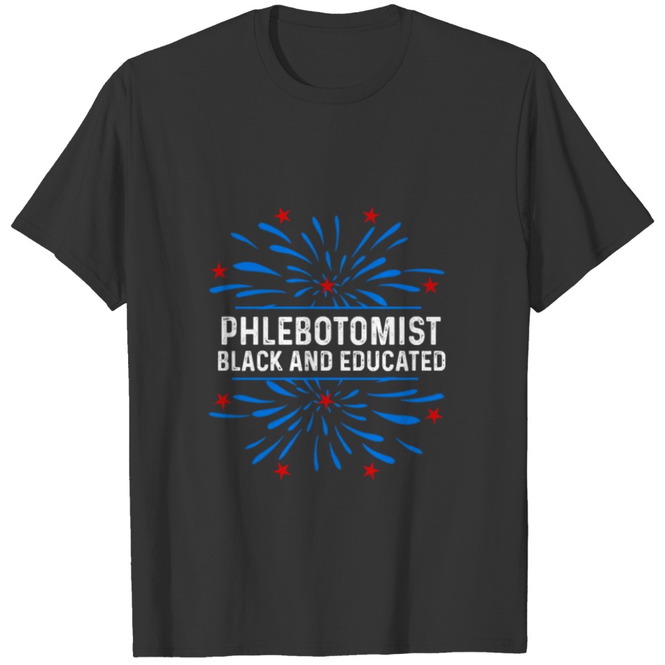 Phlebotomist Plan Black Phlebotomy Technician T-shirt