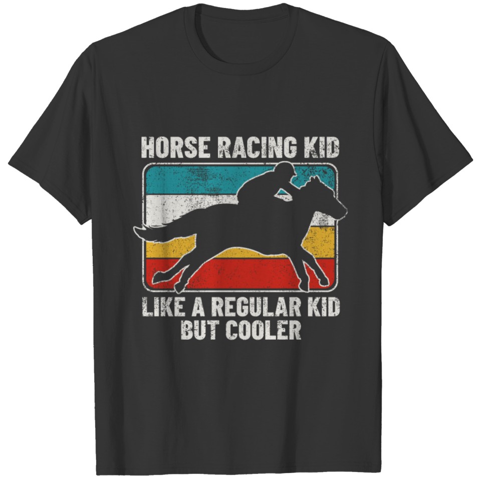 Horse Racing Kid Horse Racing T-shirt