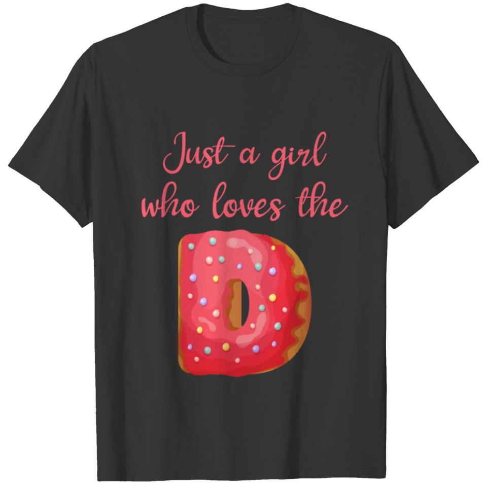Just A Girl Loves The D Party T-shirt