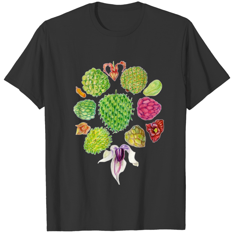 Annonaceae Flowers and Fruit Classic T Shirts