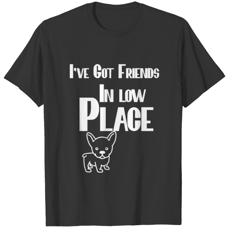 I've Got Friends In Low Place corgi dog T-shirt