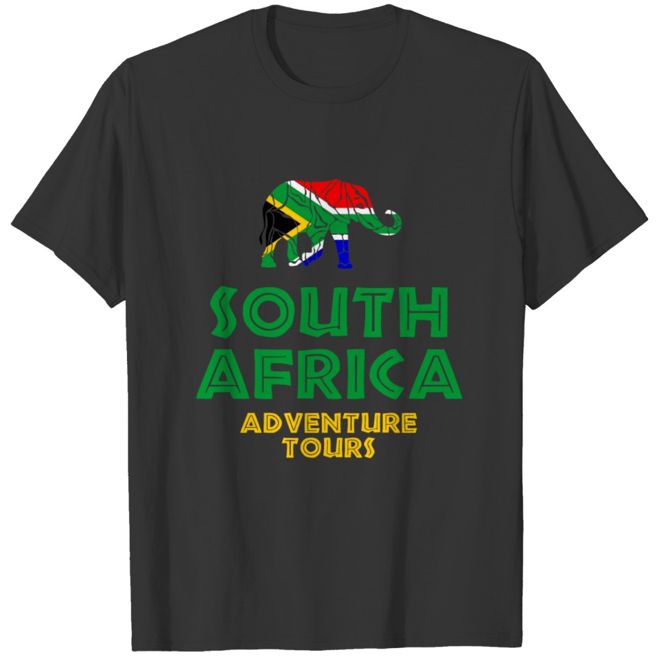 South Africa - Adventure Tours - Elephant T-shirt