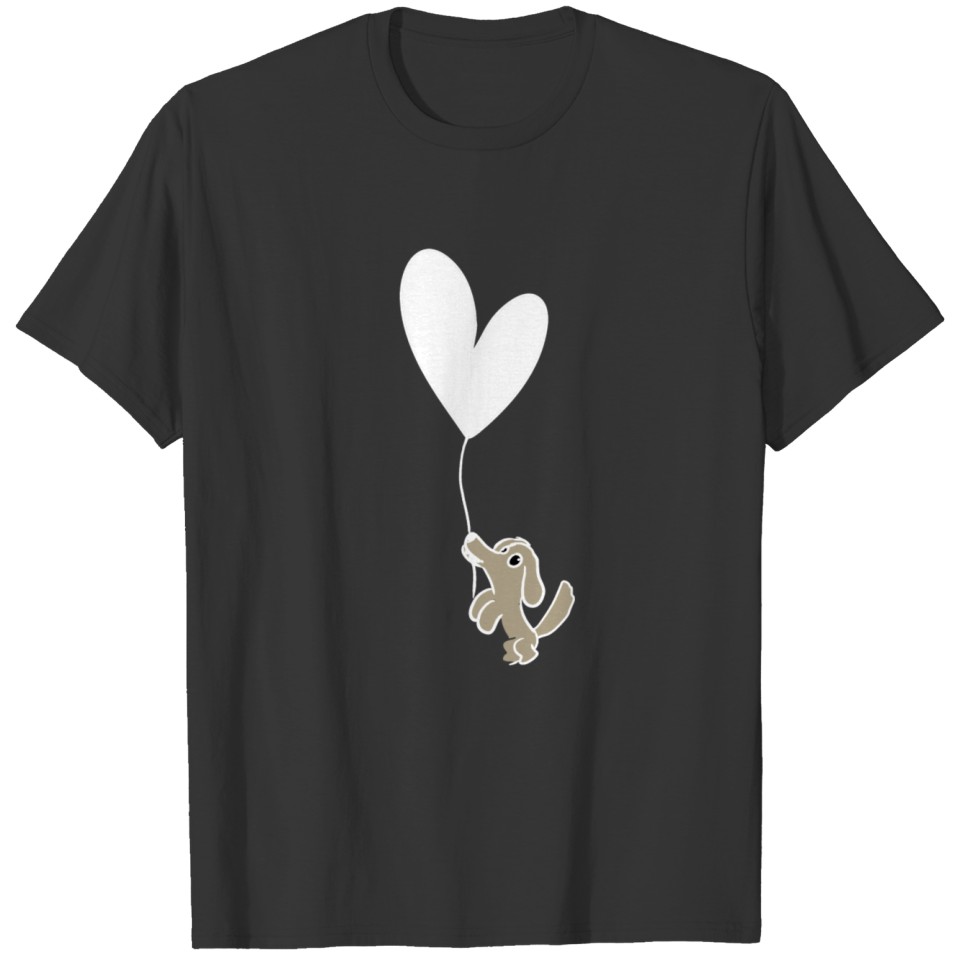 dog heart pets T Shirts