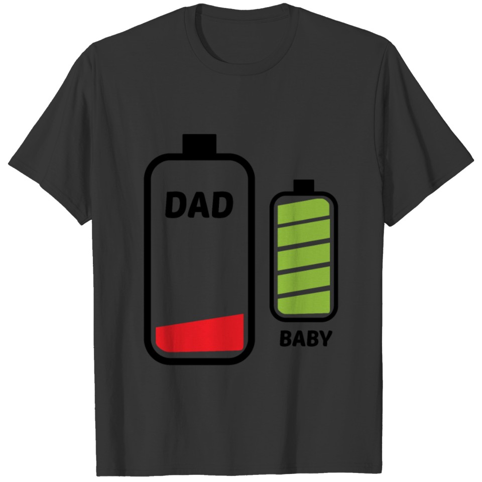 Dad Baby Graphic Father's Day Father Daddy Men Fam T-shirt