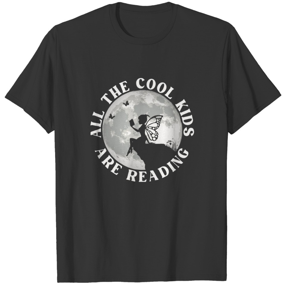 All the Cool Kids are Reading Books T-shirt