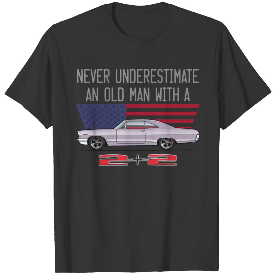 Never Underestimate an old man Iris Mist T-shirt
