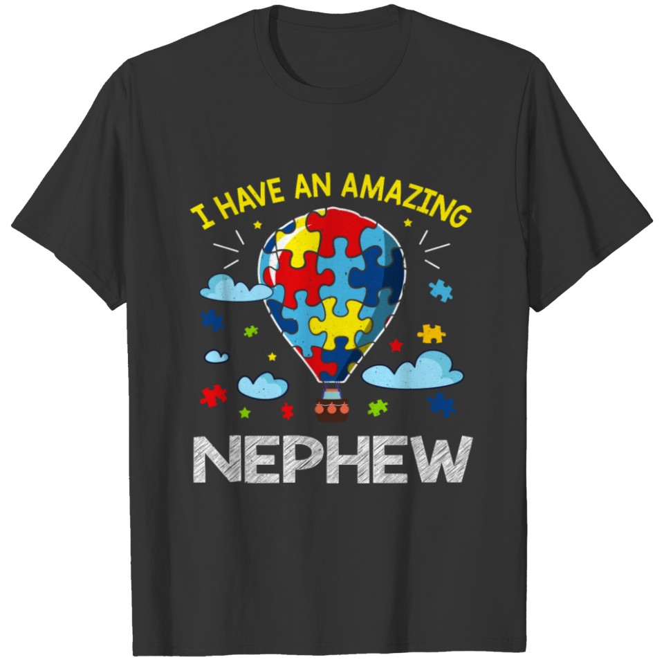 Nephew Amazing Puzzle Special Autism Awareness T-shirt