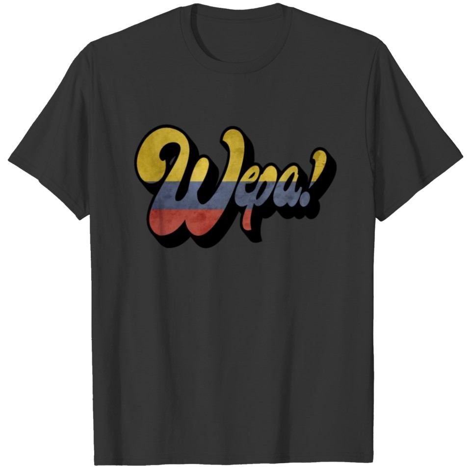 Wepa Colombian Vintage Heritage DNA Flag T-shirt