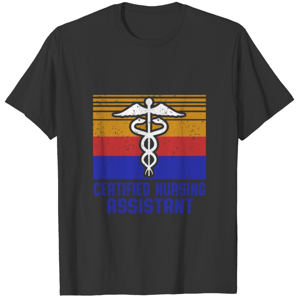 CNA American Certified Nursing Assistant graphic T-shirt