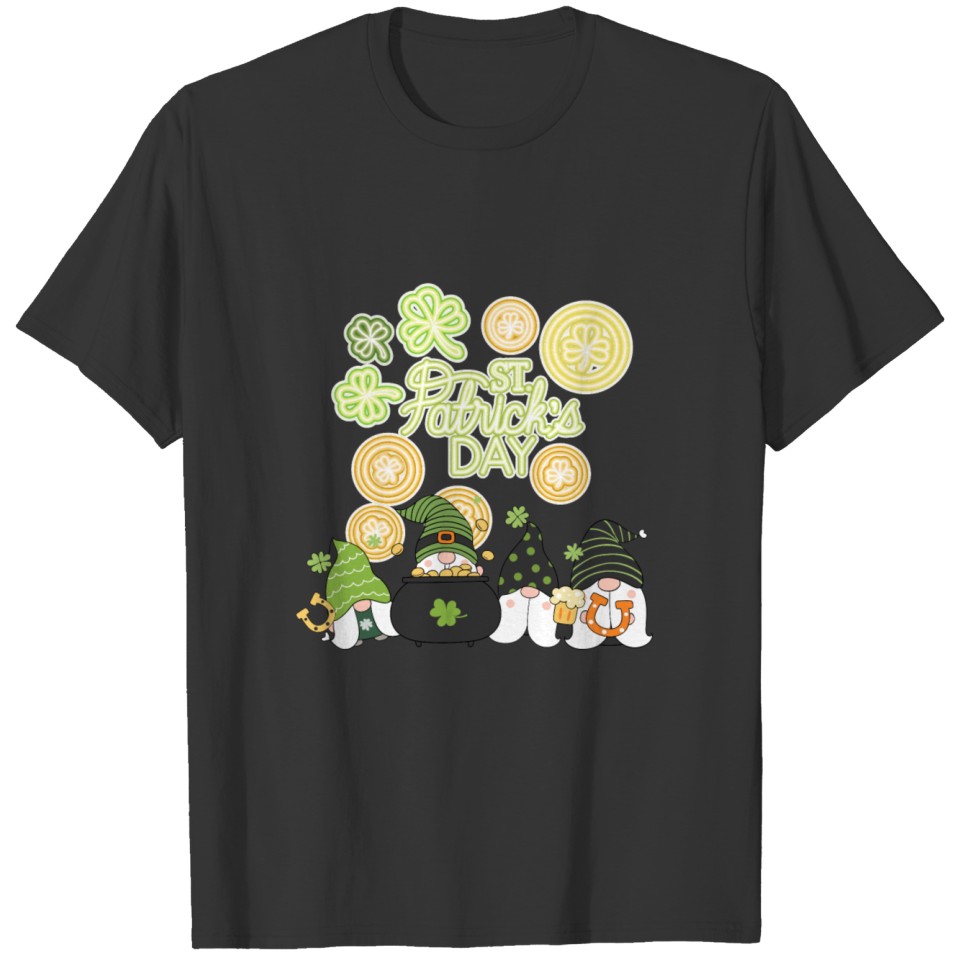 St Patrick Gnomes T-shirt