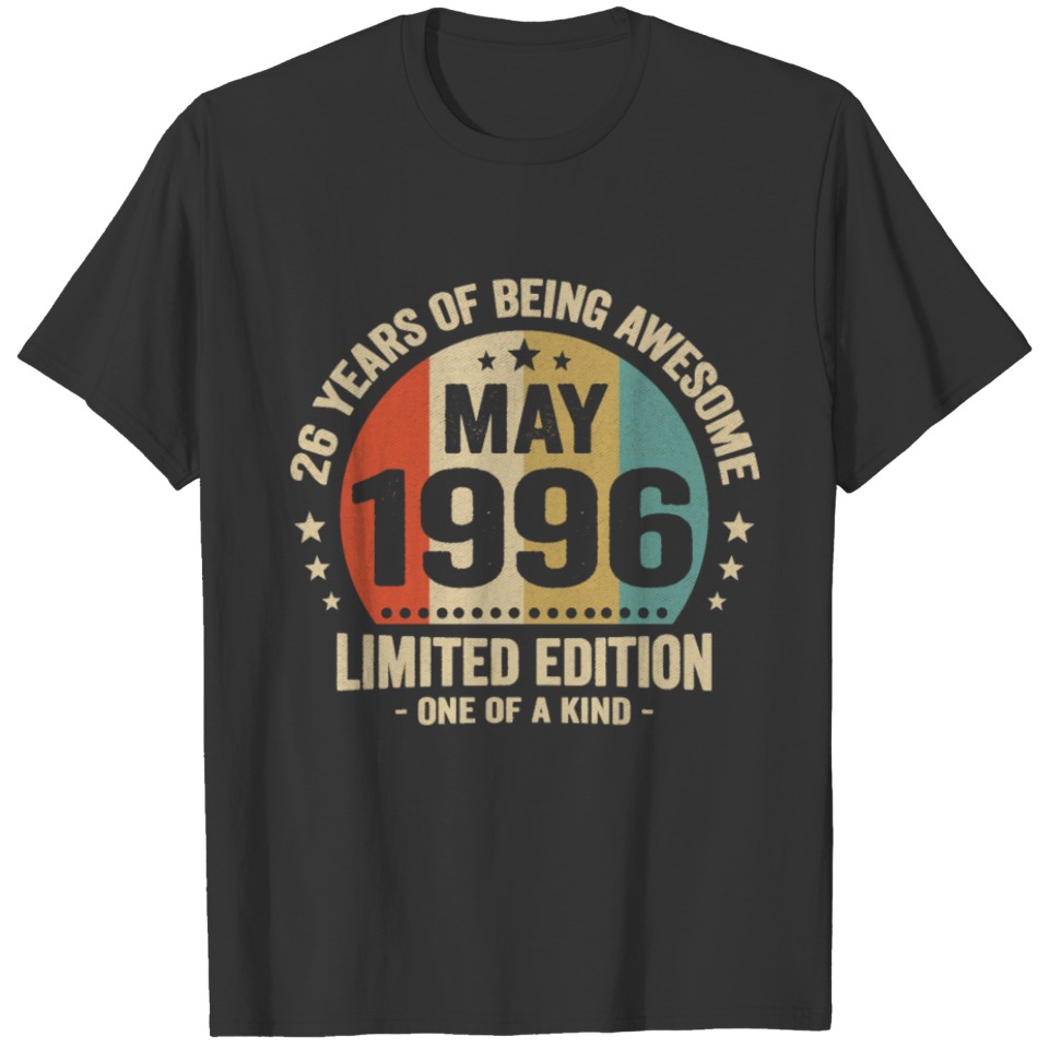 May 1996 26 Years Limited Edition T-shirt