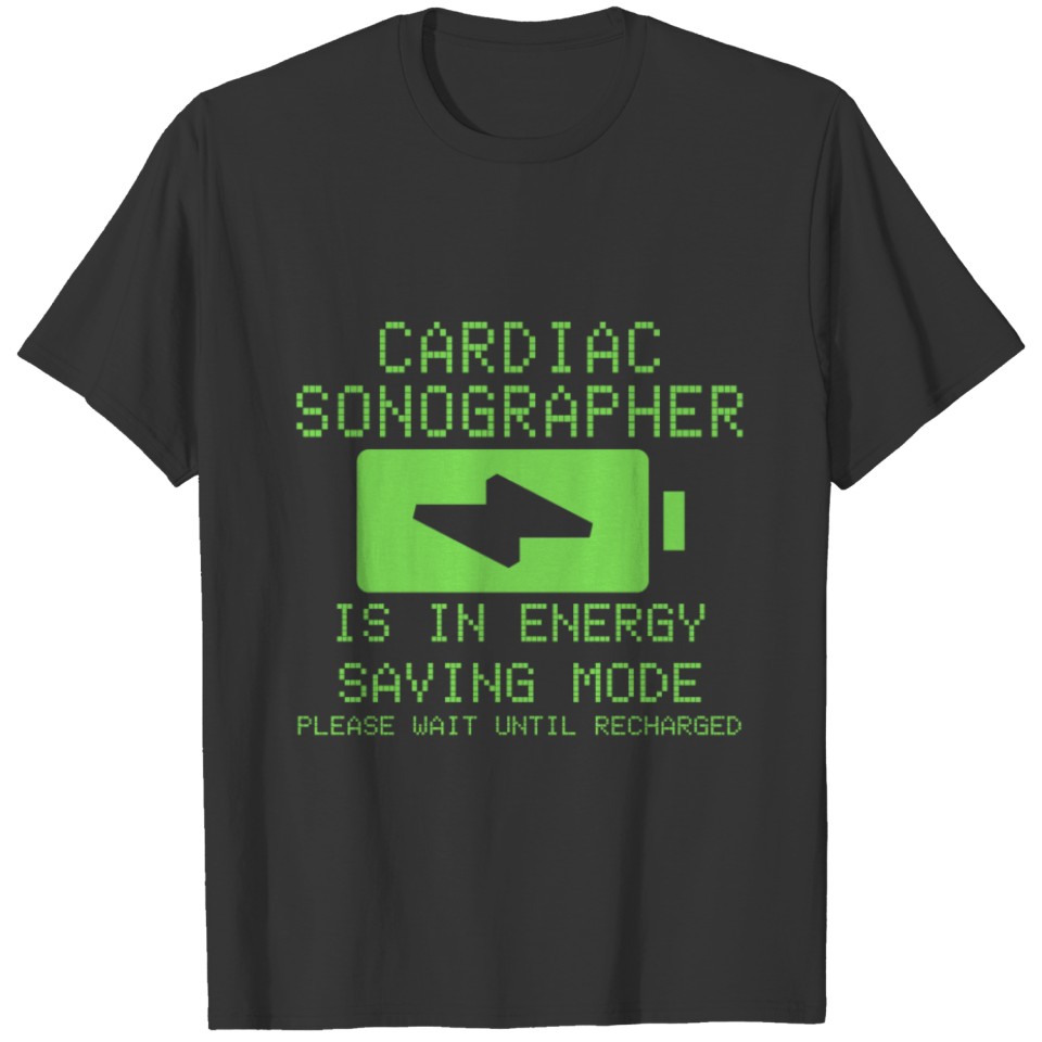 Cardiac Sonographer Echo Tech Study RDCS product T-shirt