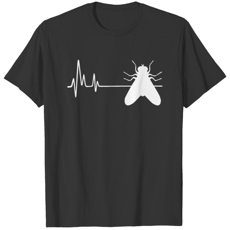 My Heart Beats For Flys Heartbeat Shirt T-shirt