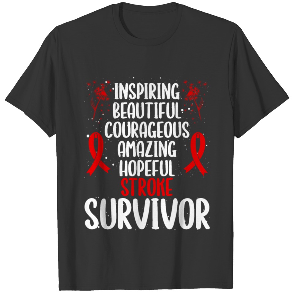 Stroke Awareness Movement Fighter Stroke Survivor T-shirt