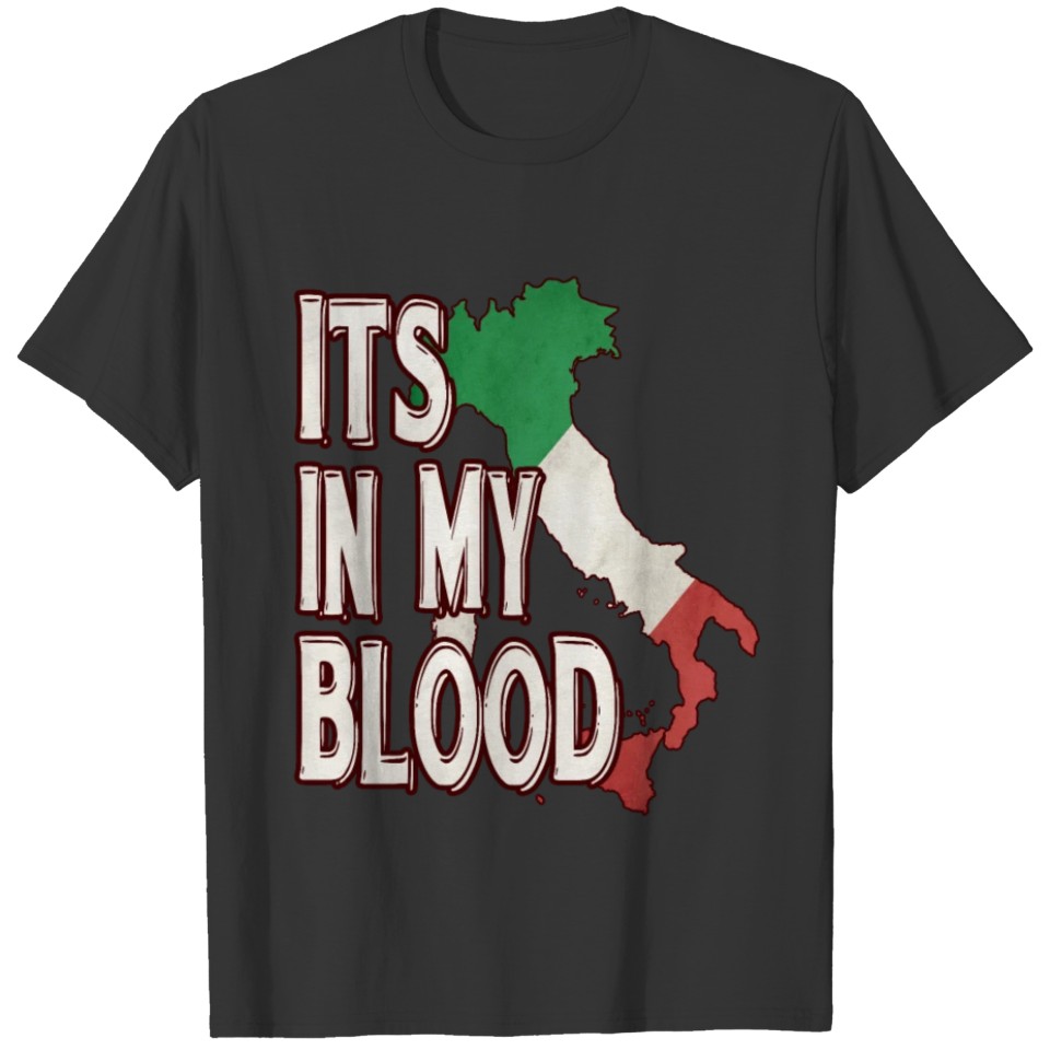 Italian Vintage Heritage DNA Flag T-shirt