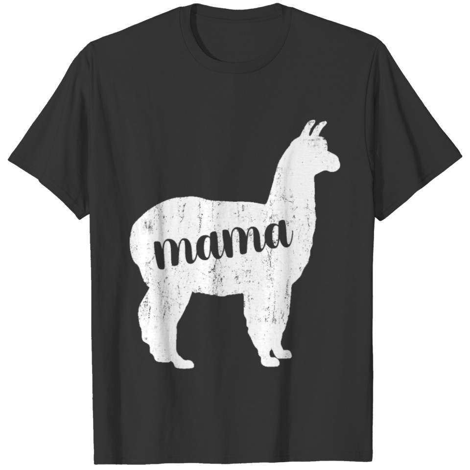 Proud Mama Llama Alpaca Happy Mothers Day Gifts T-shirt