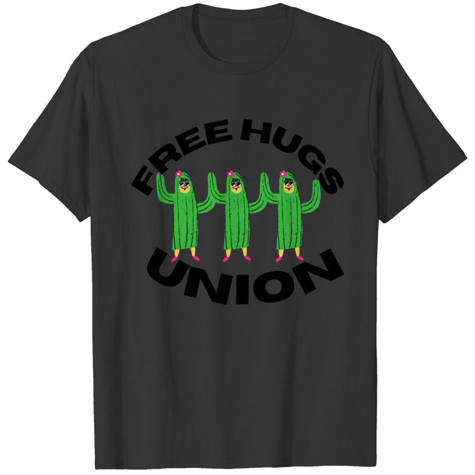 Free hugs union T-shirt