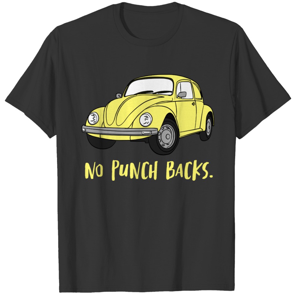 No Punch Backs Yellow T-shirt