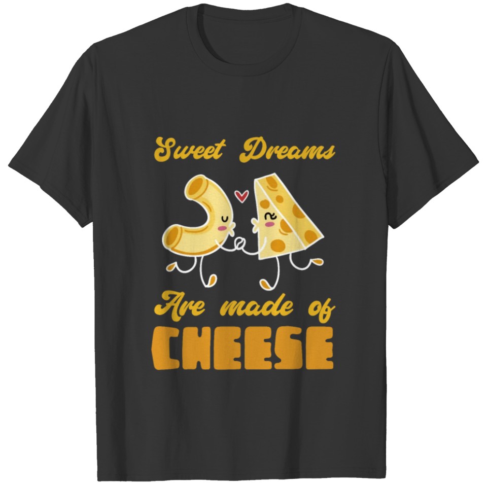 Cheese cheesy, annatto, tofu, soy, cream T-shirt