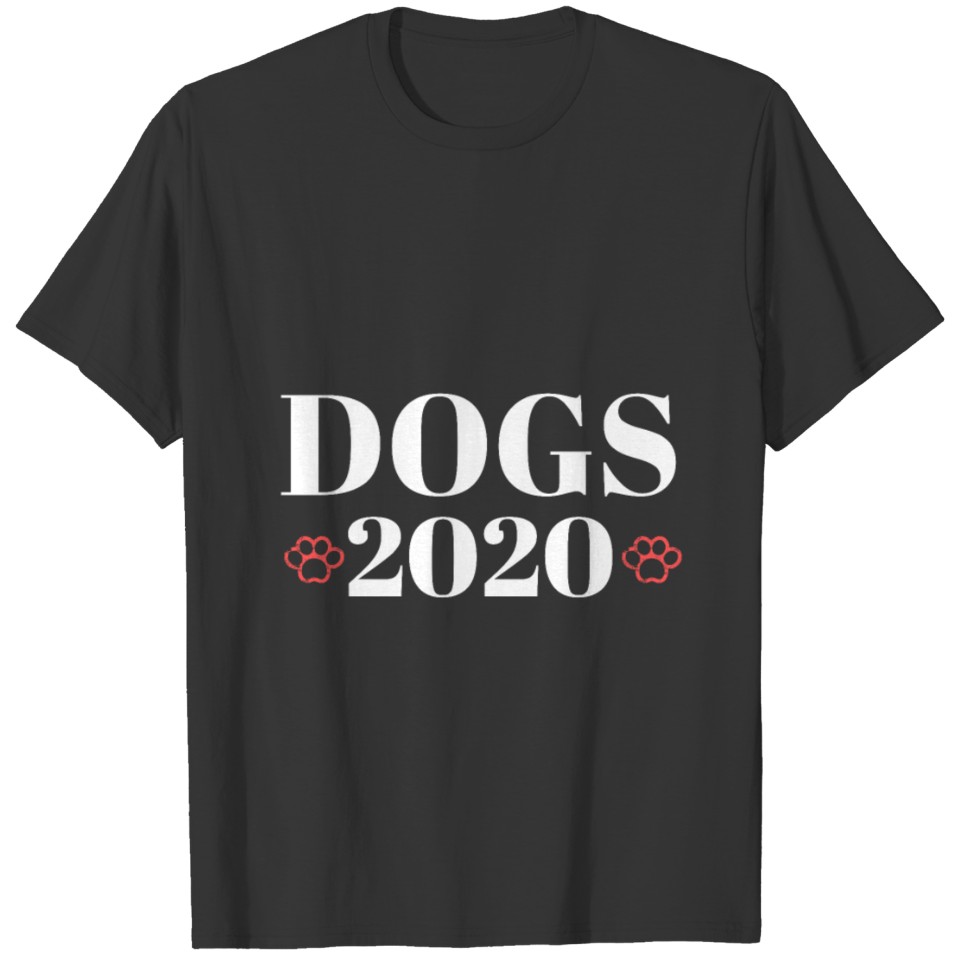 Dogs 2020 Because Humans Suck Funny Election Polit T-shirt