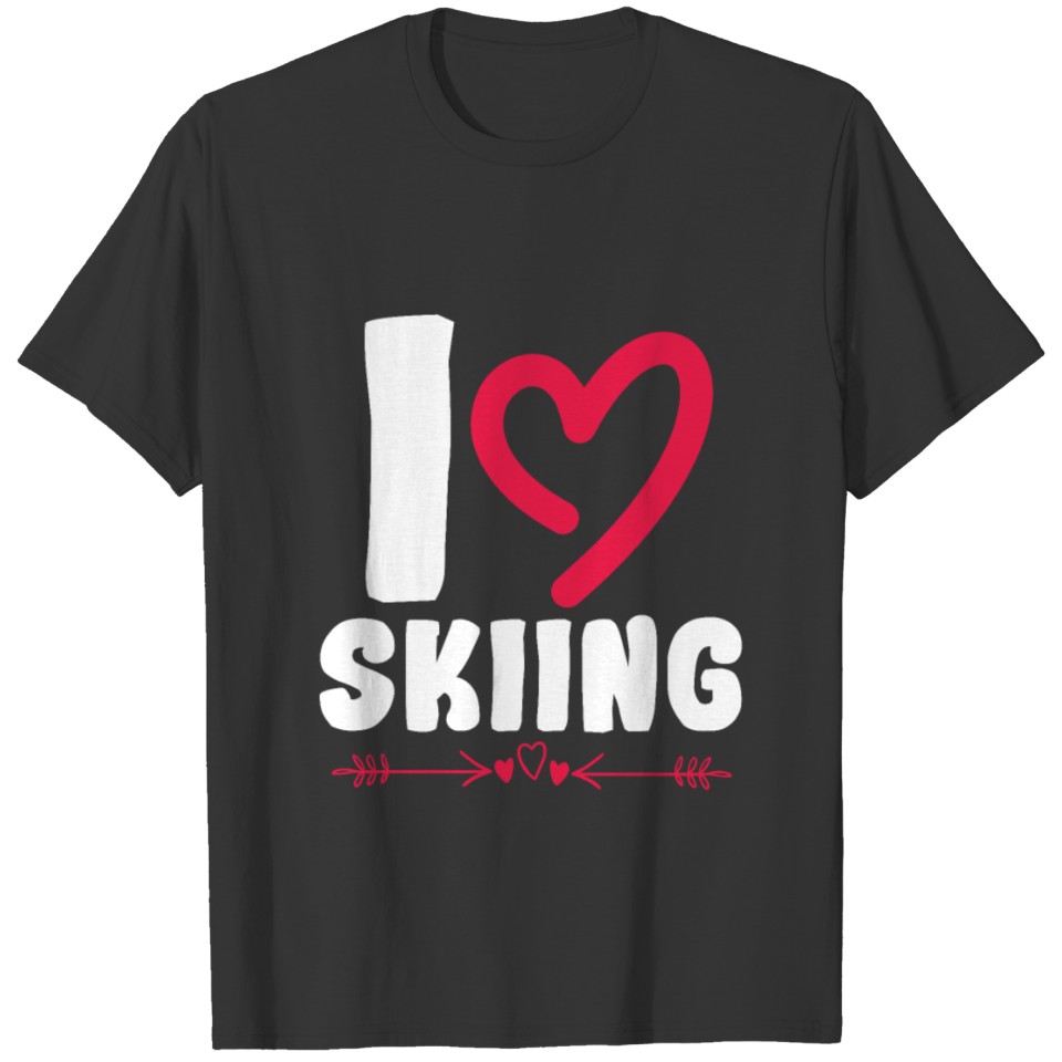 I love skiing T-shirt