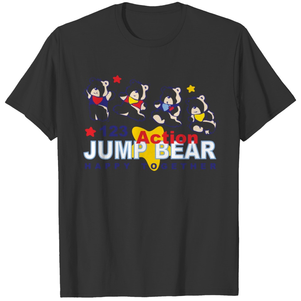 Jump Bear 123 T-shirt