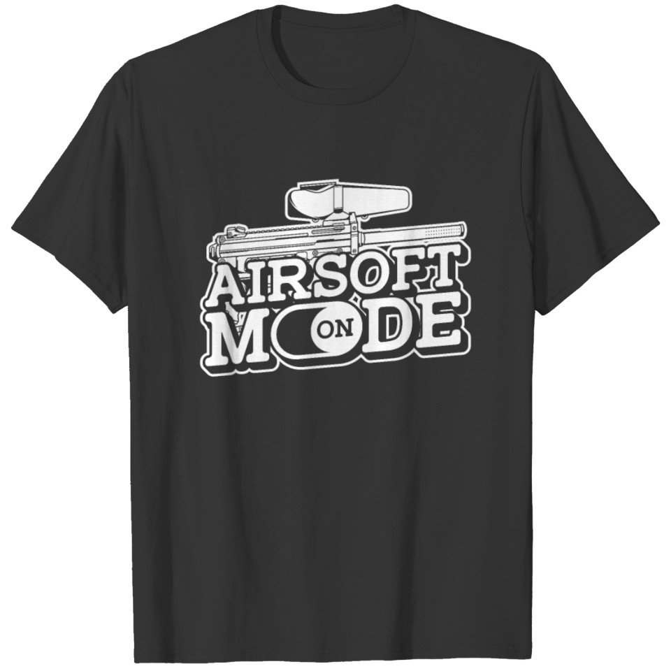 Airsoft Air Gun Sports Military Airsoft Player T-shirt