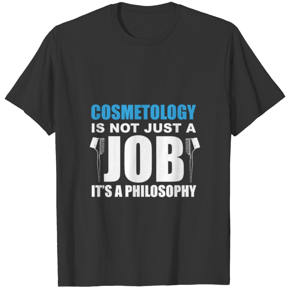 Cosmetology Graduate Fun Skills Life Licensed T-shirt