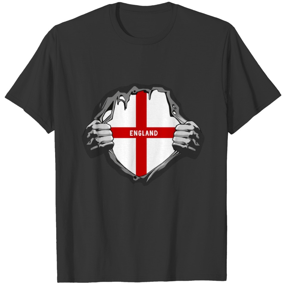 England chest flags design T-shirt