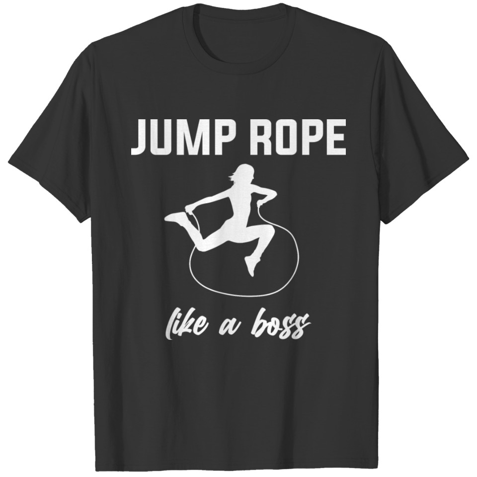 Jump Rope Skipping Jumping Freak funny sport T-shirt