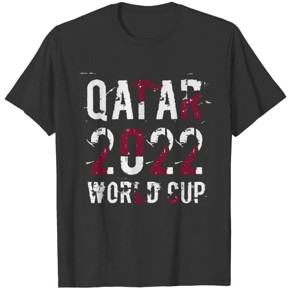 qatar world cup textual design T-shirt