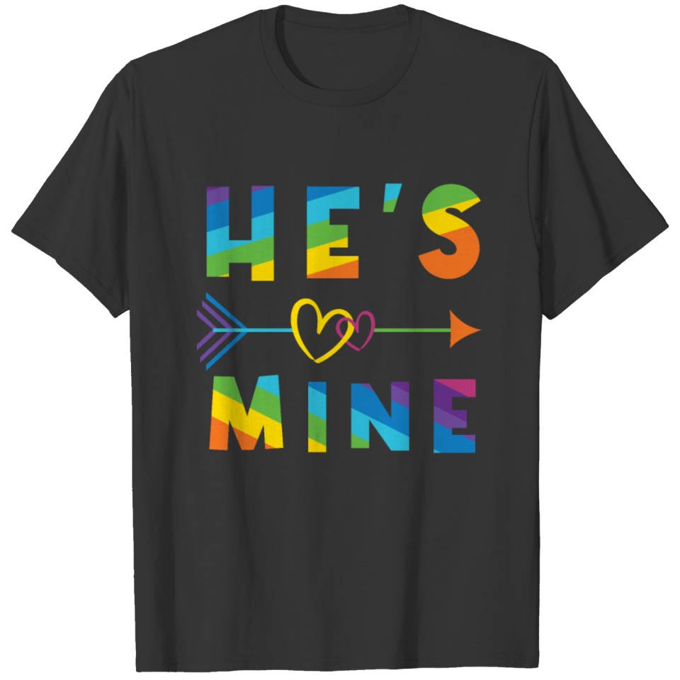 Mine He Gay Pride LGBT Pride Month T-shirt