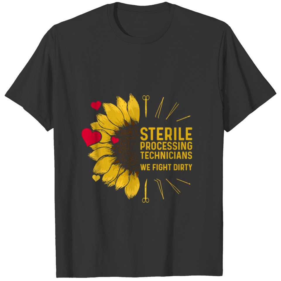 Sterile Processing Technician Fight Funny Tech T-shirt