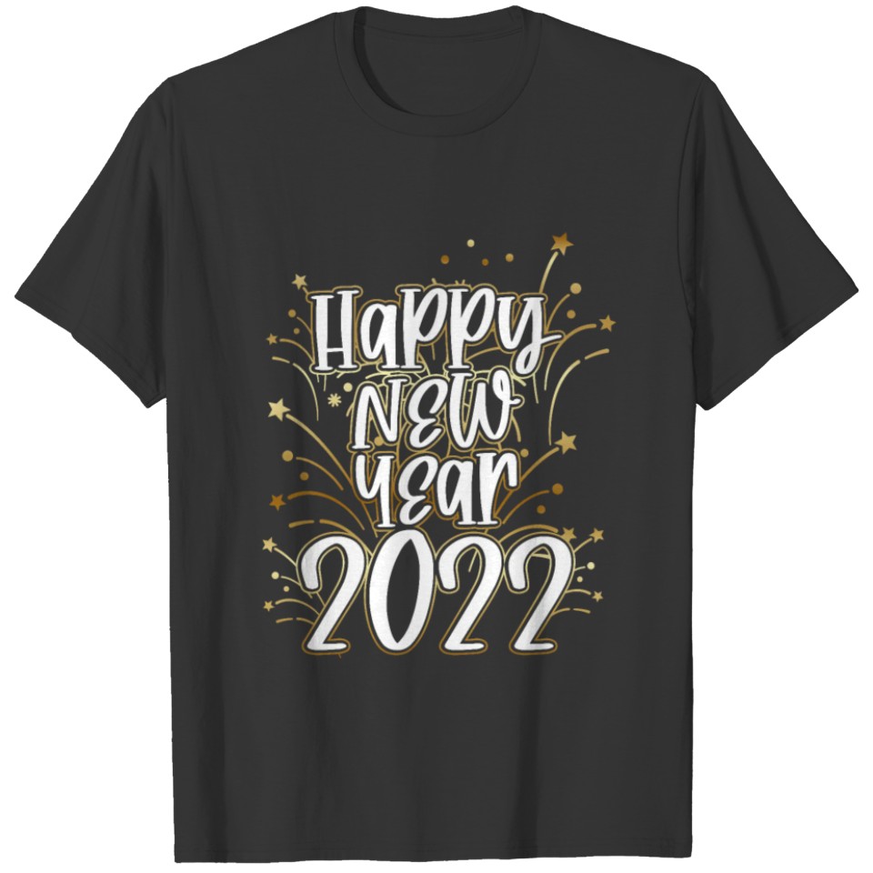 Happy New Year 2022 Fireworks New Year's Ever T-shirt