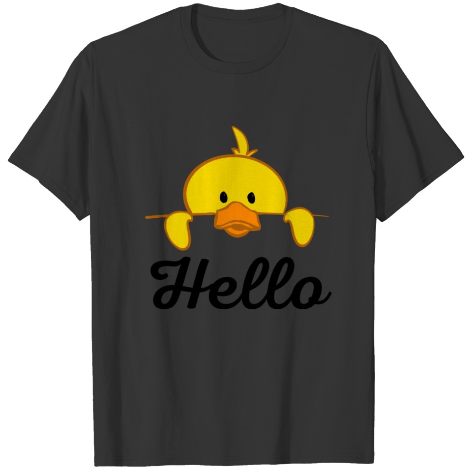Peeking duck T-shirt