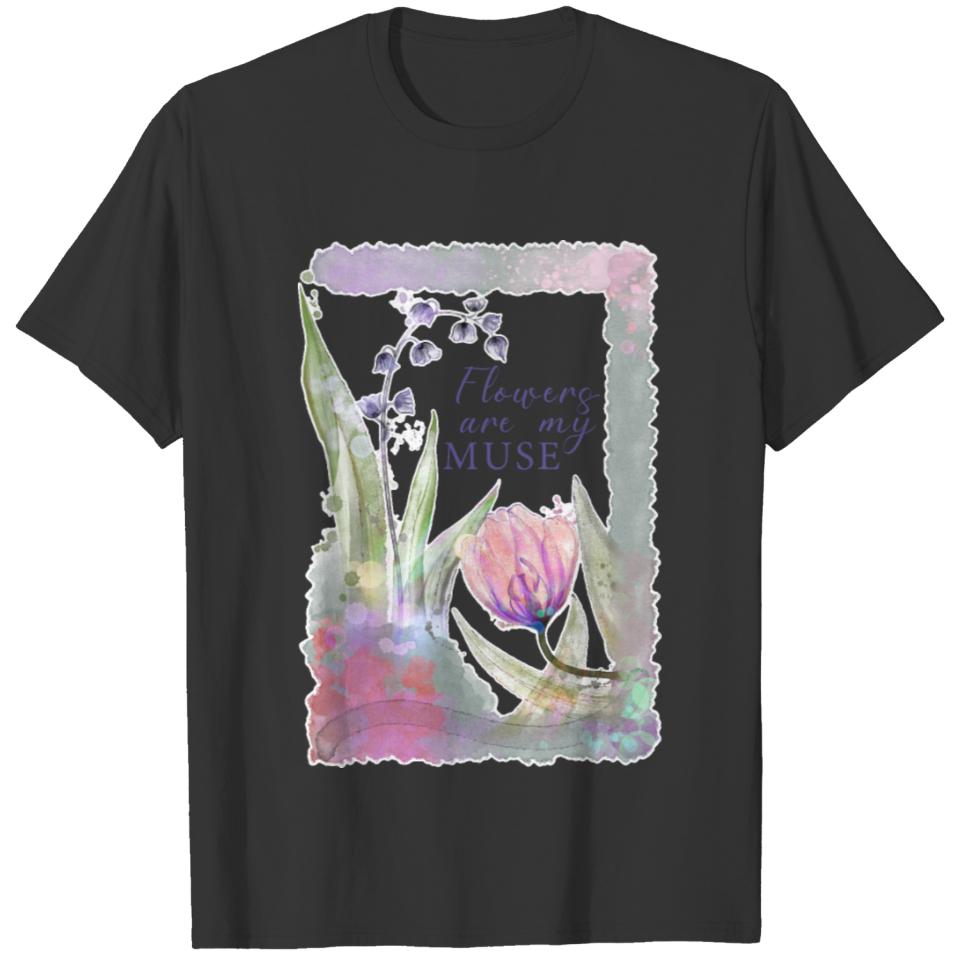 Floral design for flower lovers with tulip T-shirt