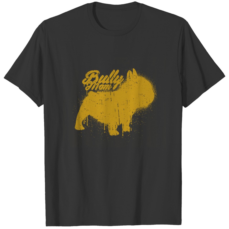 Yellow Frenchie Bully Mom T-shirt