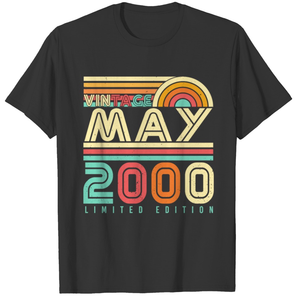 Month Of Birth May 2000 T-shirt