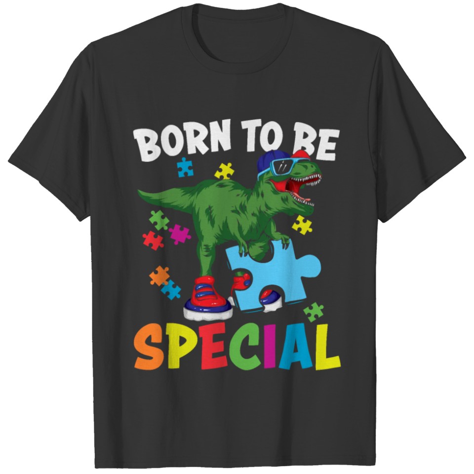 Born To Be Special Autism Awareness T-shirt