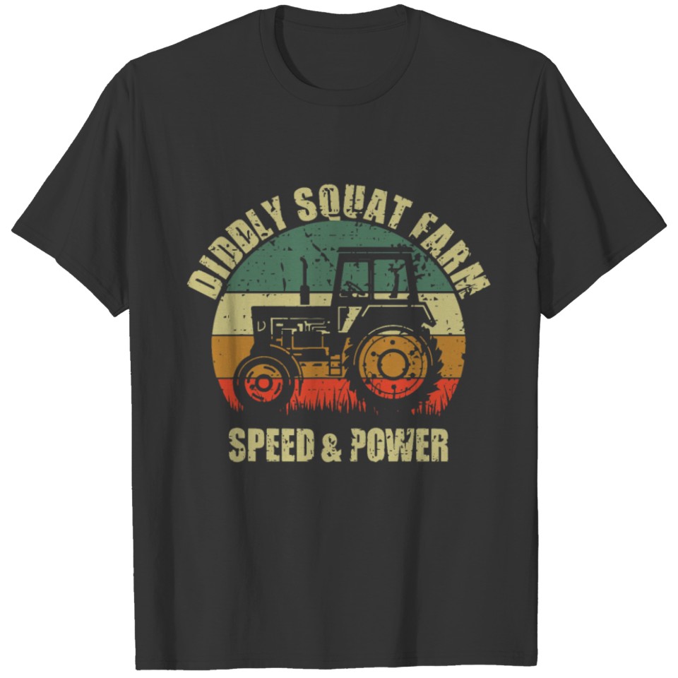 Diddly Squat Farm Speed And Power Tractor farmer T-shirt