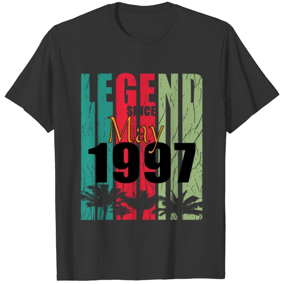 1997 vintage born in May gift T-shirt